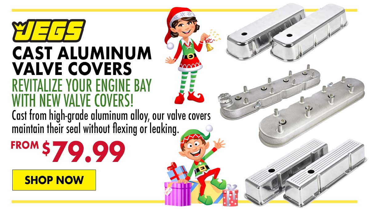JEGS Cast Aluminum Valve Covers - Starting at $79.99