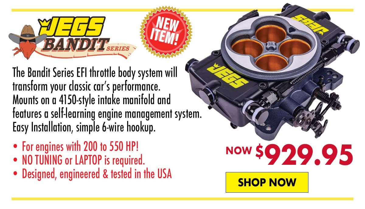 JEGS Bandit Series EFI Throttle Body System - Now $929.95