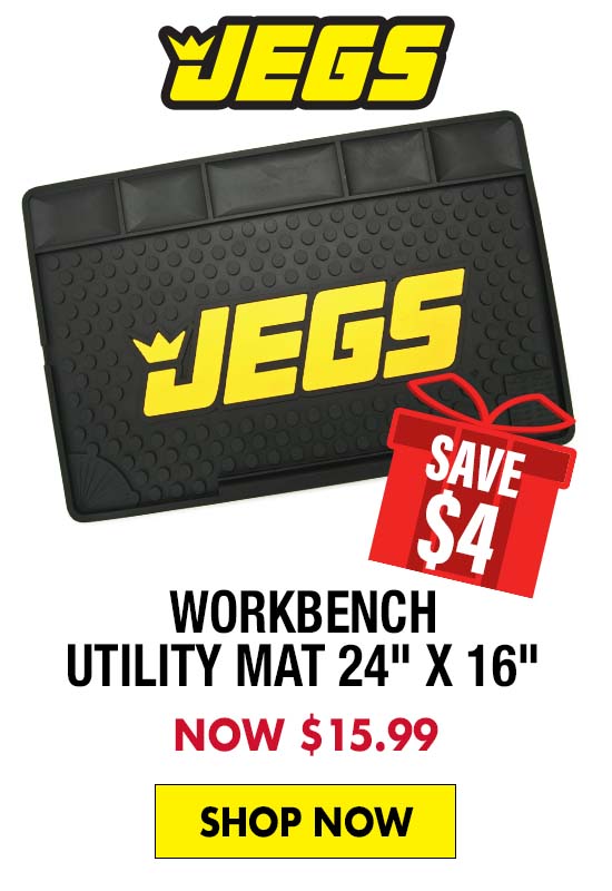 JEGS 24" x 16" Workbench Utility Mat - Now $15.99
