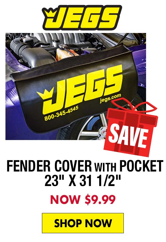 JEGS 23" x 31 1/2" Fender Cover with Pocket - Now $9.99