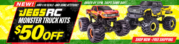 JEGS RC Monster Truck Kits - $50 OFF - Shop Now