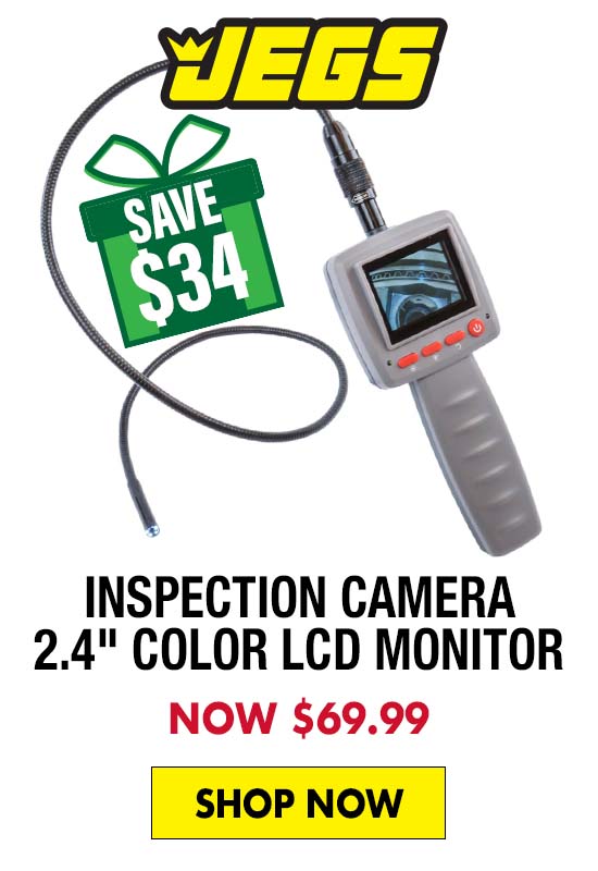 JEGS Inspection Camera 2.4" Color LCD Monitor - Now $69.99