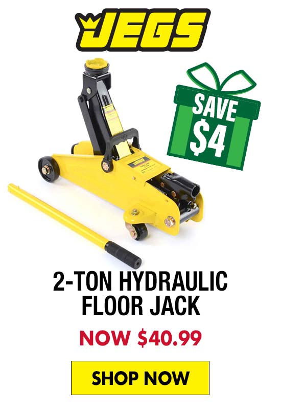 JEGS 2-Ton Hydraulic Floor Jack - Now $40.99