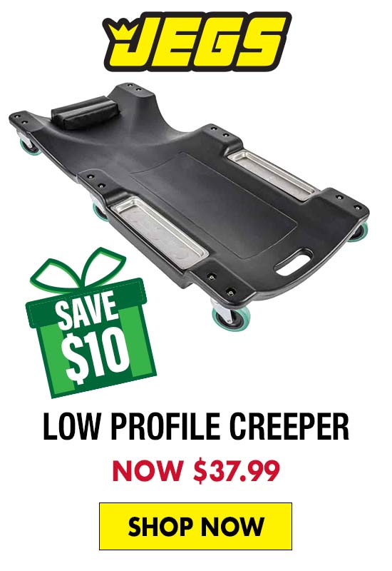 JEGS Low Profile Creeper - Now $37.99
