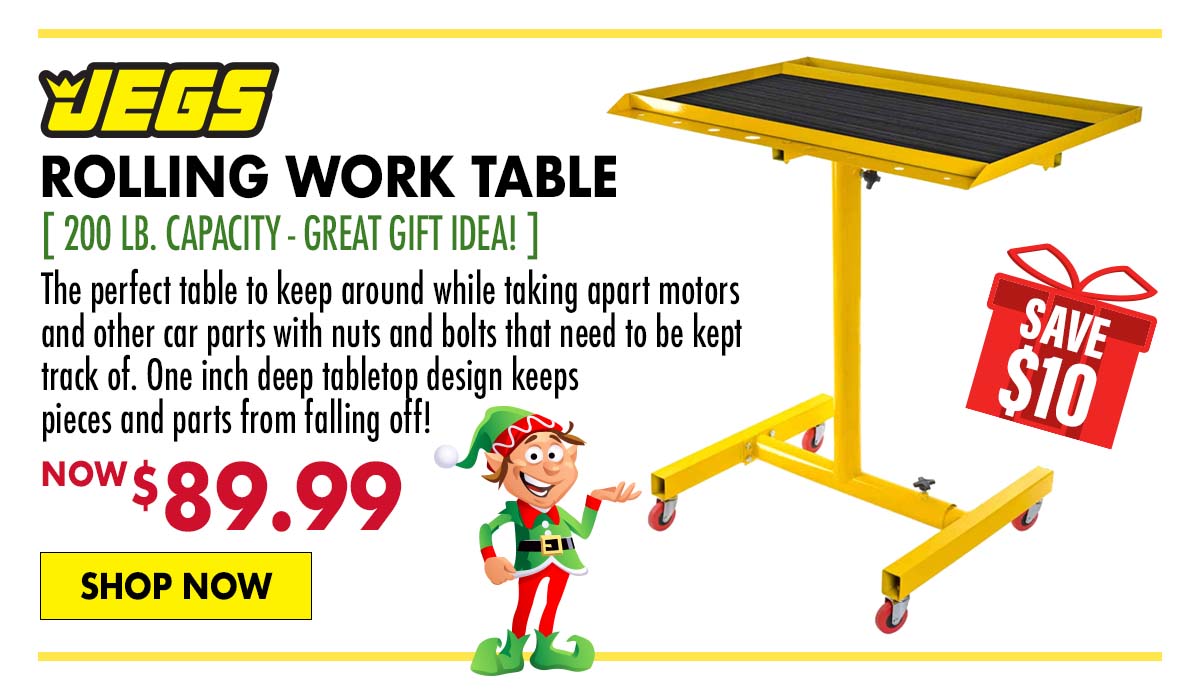 JEGS Rolling Work Table - Now $89.99