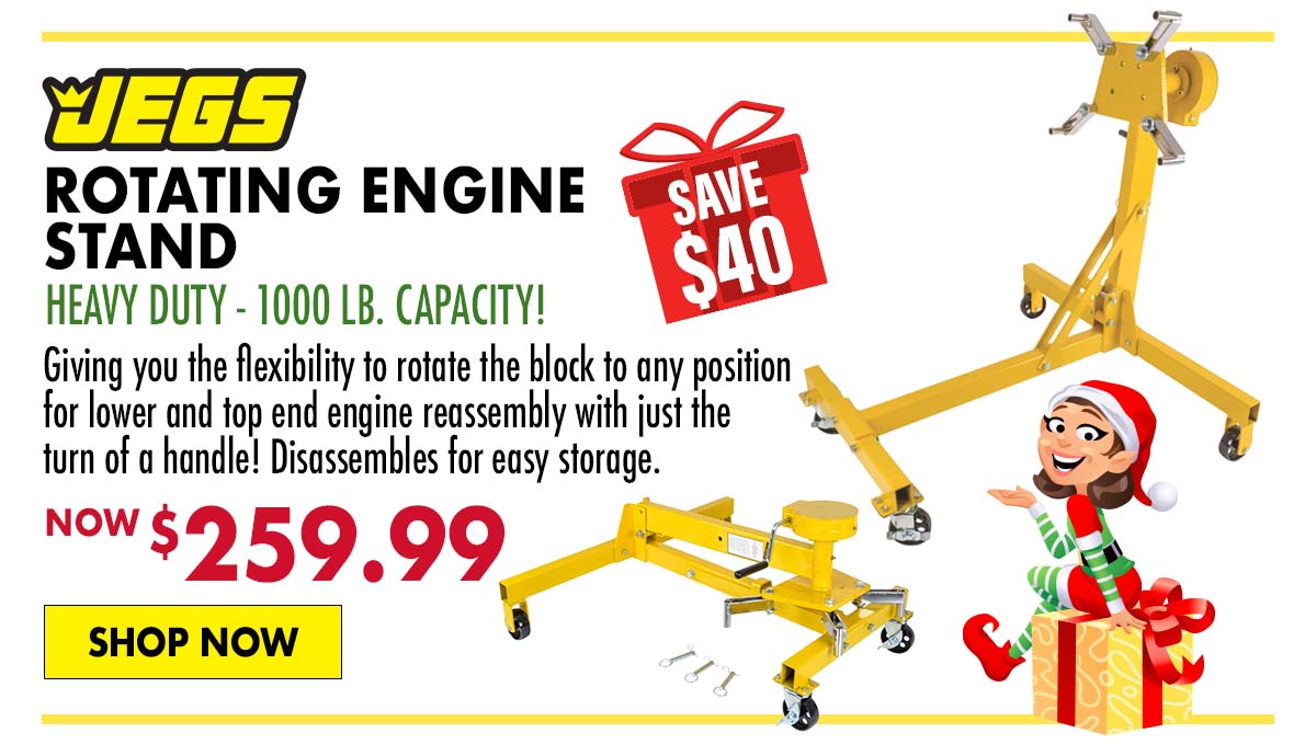 JEGS 1,000 lb. Rotating Engine Stand - Now $259.99
