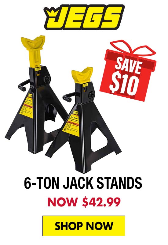 JEGS 6-Ton Jack Stands - Now $42.99