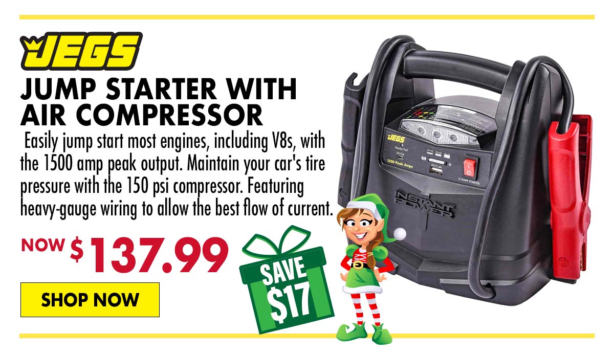 JEGS Jump Starter with Air Compressor