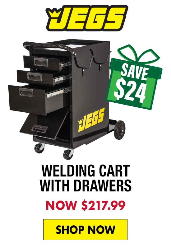 JEGS Welding Cart with Drawers