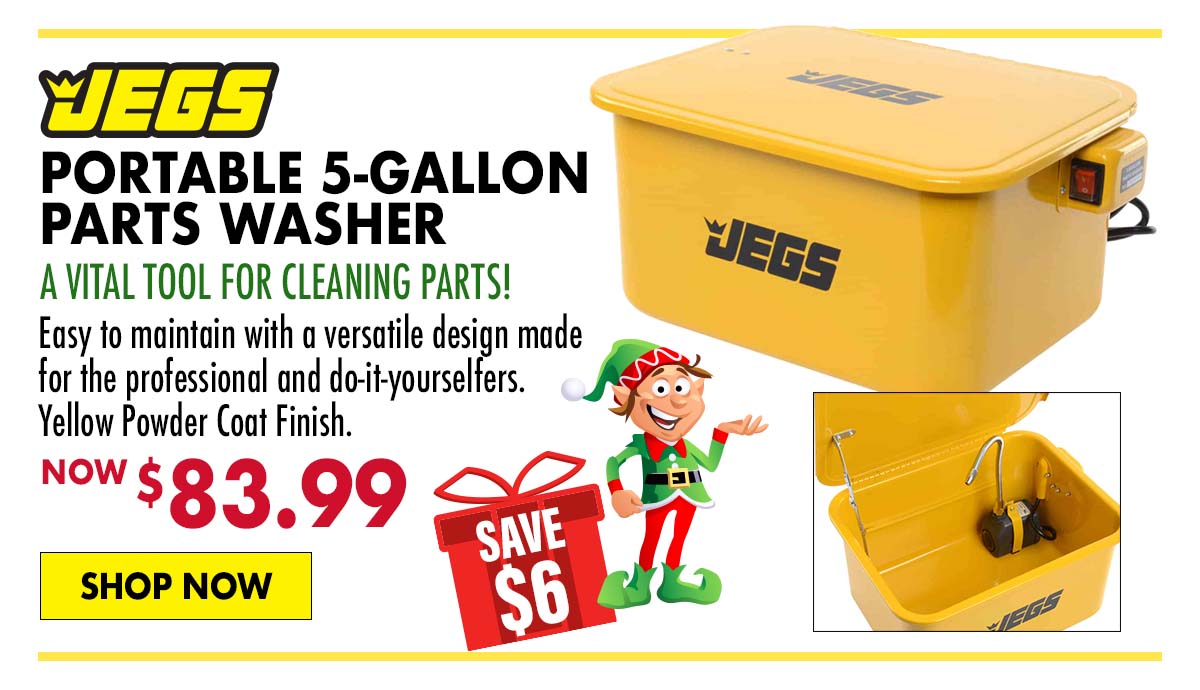 JEGS Portable 5-Gallon Parts Washer