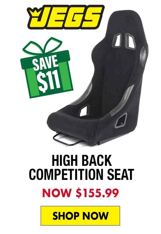 JEGS High Back Competition Seat - Now $155.99