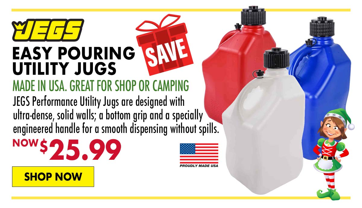 JEGS Easy Pouring Utility Jugs - Now $25.99