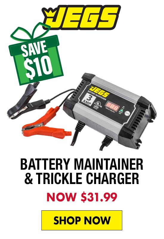 JEGS Battery Maintainer & Trickle Charger - Now $31.99