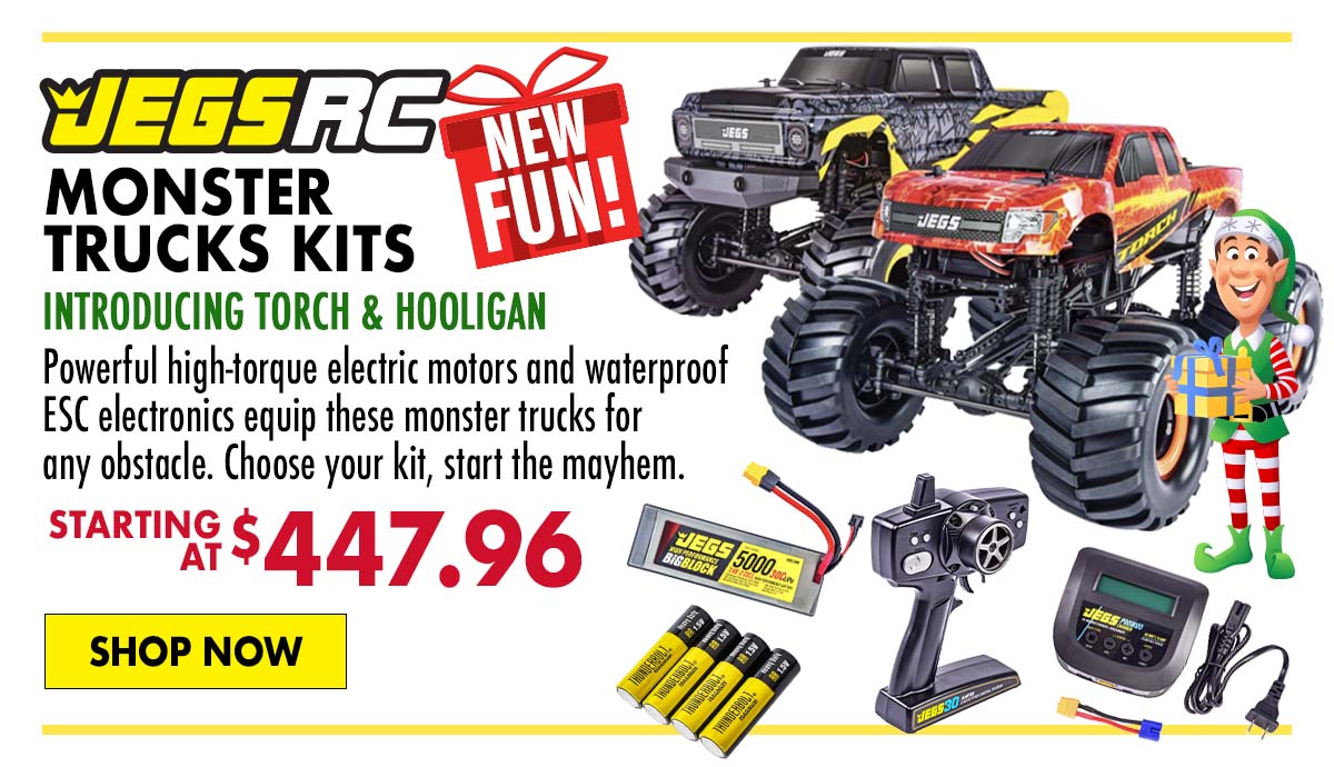 JEGS Monster Trucks Kits - Starting at $447.96