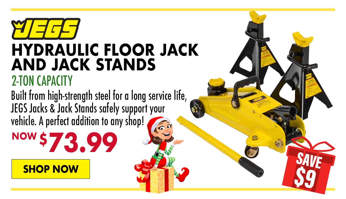 JEGS Hydraulic Floor Jack and Jack Stands - Now $73.99
