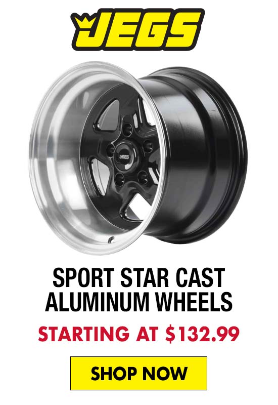 JEGS Sport Star Cast Aluminum Wheels - Starting at $132.99