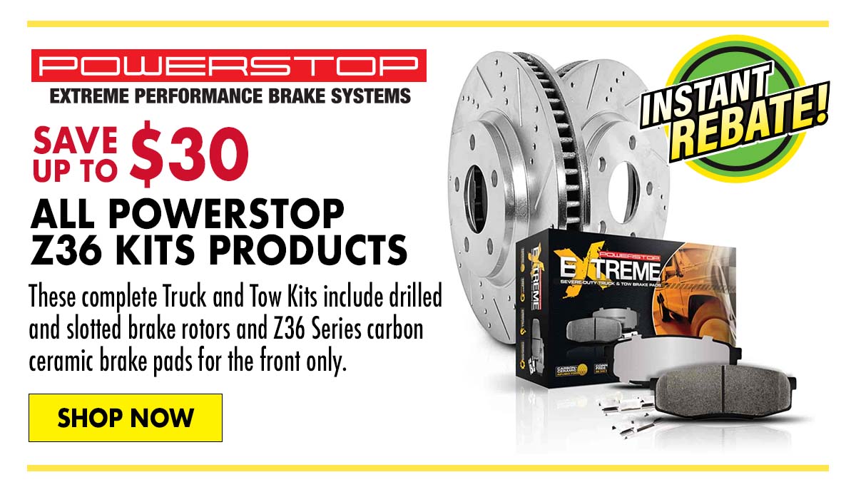 Save Up To $30 on All Powerstop Z36 Kits Products