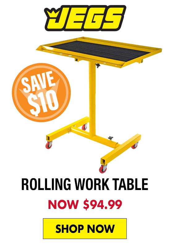 JEGS Rolling Work Table - Now $94.99