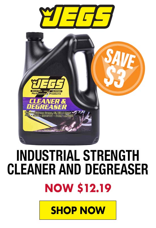 JEGS Industrial Strength Cleaner and Degreaser - Now $12.19