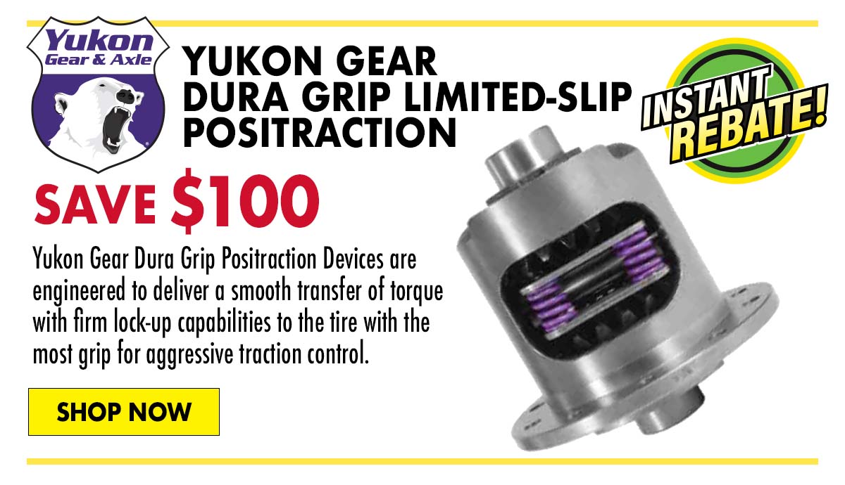 Save $100 on Yukon Gear Dura Grip Limited-Slip Positraction