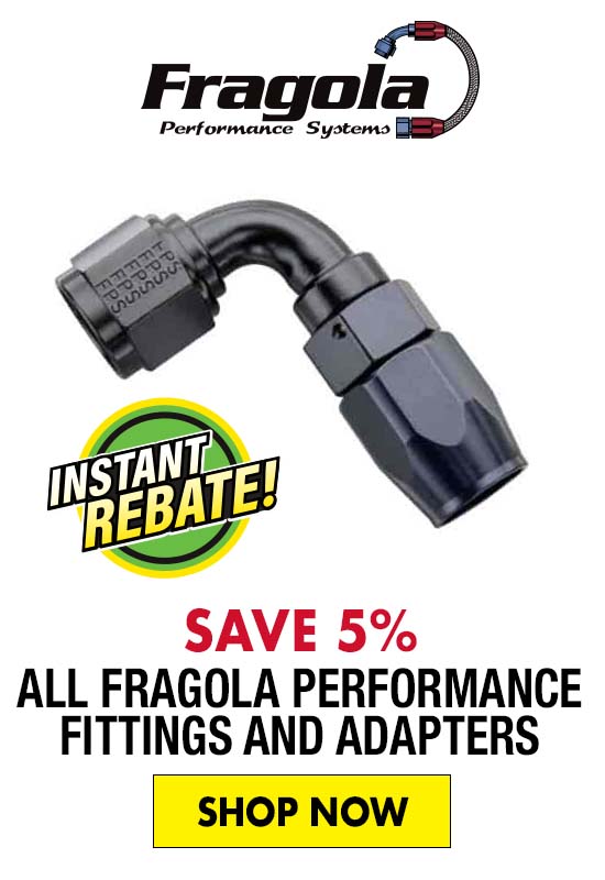 5% on All Fragola Performance Systems Fittings and Adapters