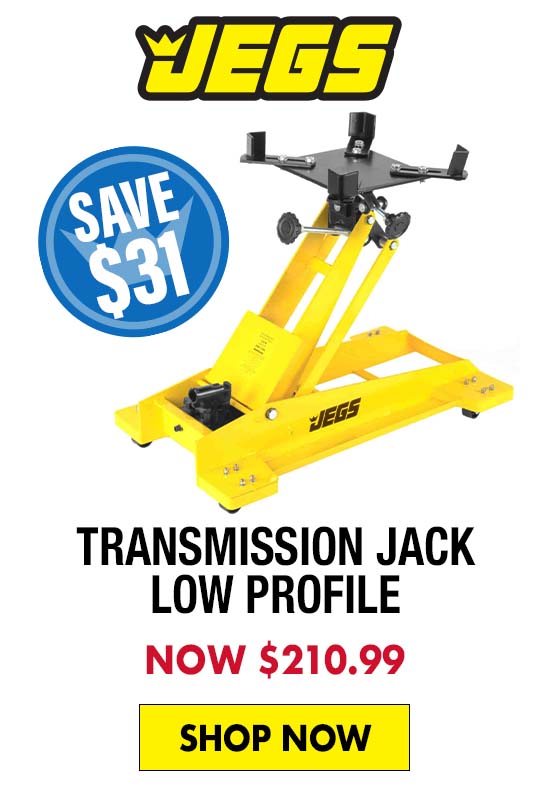 JEGS Transmission Jack Low Profile - Now $210.99
