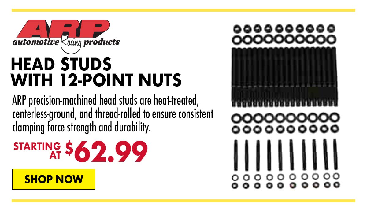 ARP Head Studs With 12-Point Nuts - Starting at $62.99