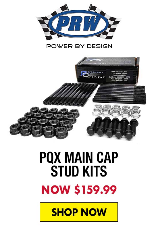 PRW PQX Main Cap Stud Kits - Starting at $159.99