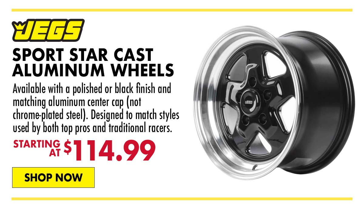 JEGS Sport Star Cast Aluminum Wheels - Starting at $114.99