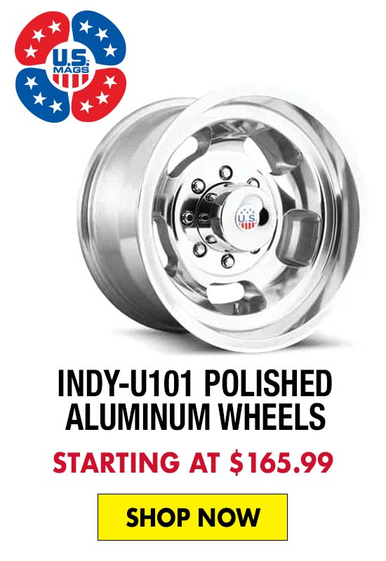 US Mags Indy-U101 Polished Aluminum Wheels - Starting at $165.99