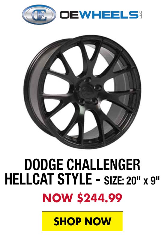 OE Wheels Dodge Challenger Hellcat Style Size: 20" x 9" - Now $244.99