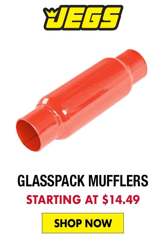 JEGS Glasspack Mufflers - Starting at $14.49