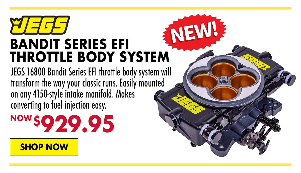 JEGS Bandit Series EFI Throttle Body System - Now $929.95