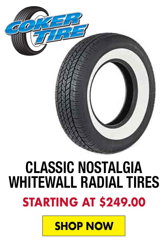 Coker Classic Nostalgia Whitewall Radial Tires - Starting at $249.00