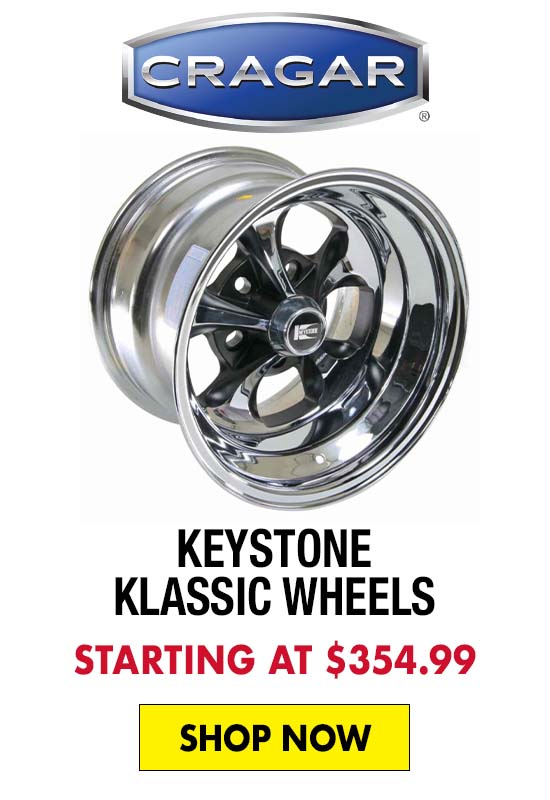 Cragar Keystone Klassic Wheels - Starting at $354.99