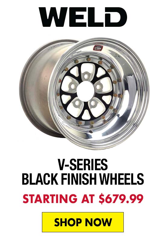 Weld Racing V-Series Black Finish Wheels - Starting at $679.99