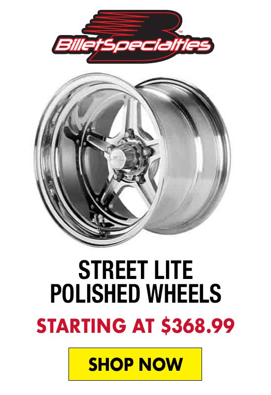 Billet Specialties Street Lite Polished Wheels - Starting at $368.99