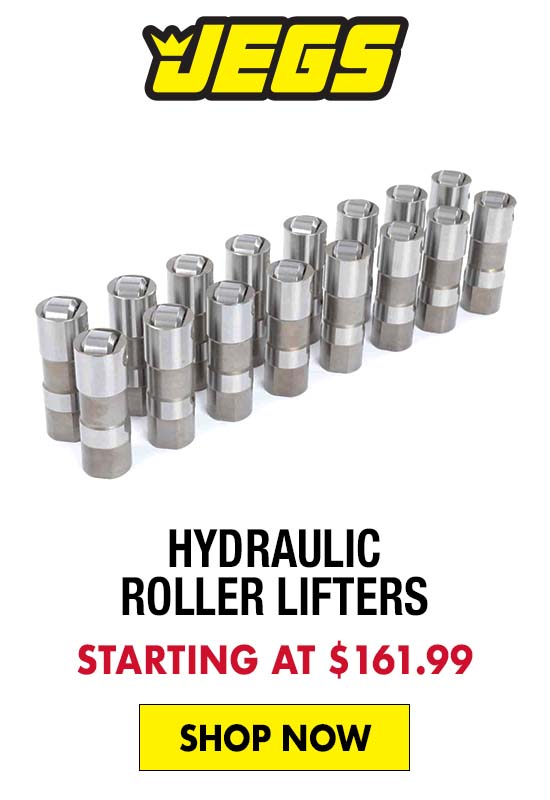 JEGS Hydraulic Roller Lifters - Starting at $161.99