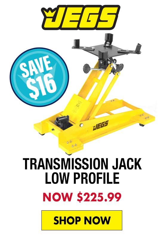 JEGS Transmission Jack Low Profile - Now $225.99