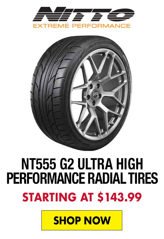Nitto NT555 G2 Ultra High Performance Radial Tires - Starting at $143.99