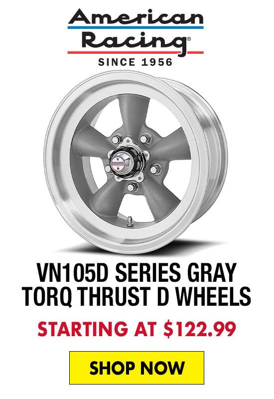 American Racing VN105D Series Gray Torq Thrust D Wheels - Starting at $122.99