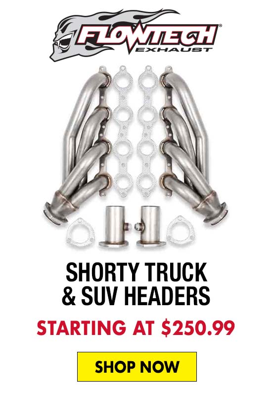 Flowtech Shorty Truck & SUV Headers - Starting at $250.99