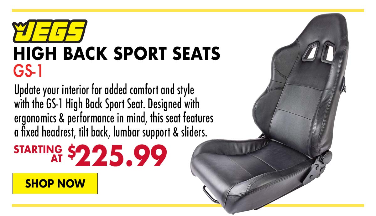 JEGS High Back Sport Seats - Starting at $225.99