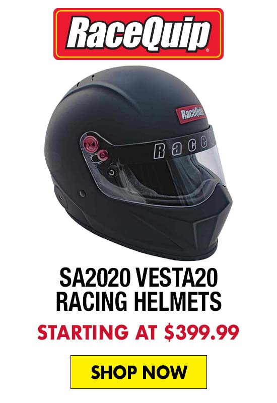 RaceQuip SA2020 Vesta20 Racing Helmets - Starting at $399.99
