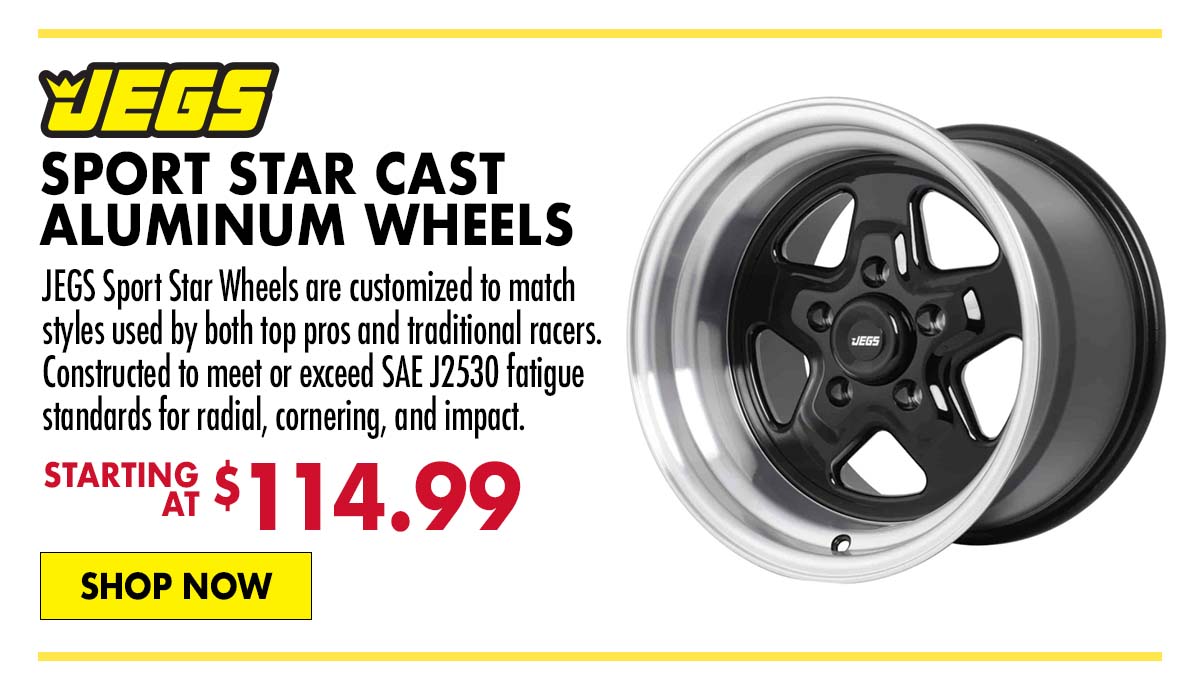 JEGS Sport Star Cast Aluminum Wheels - Starting at $114.99