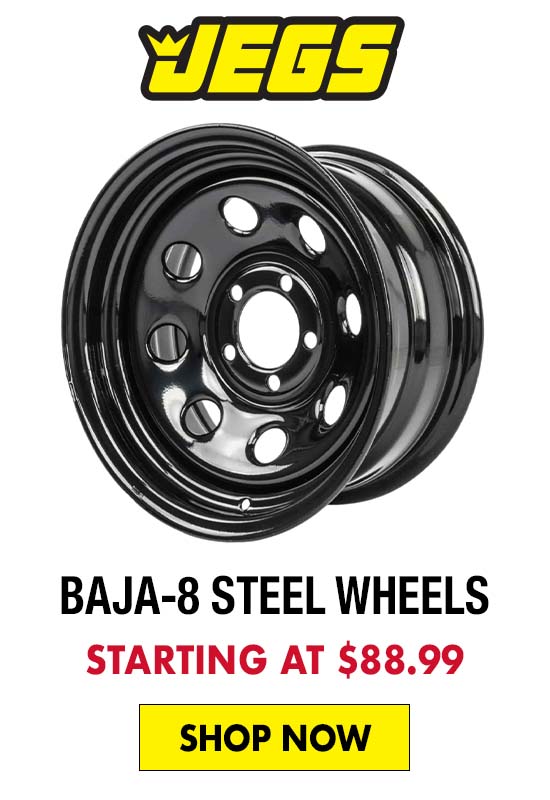JEGS Baja-8 Steel Wheels - Starting at $88.99