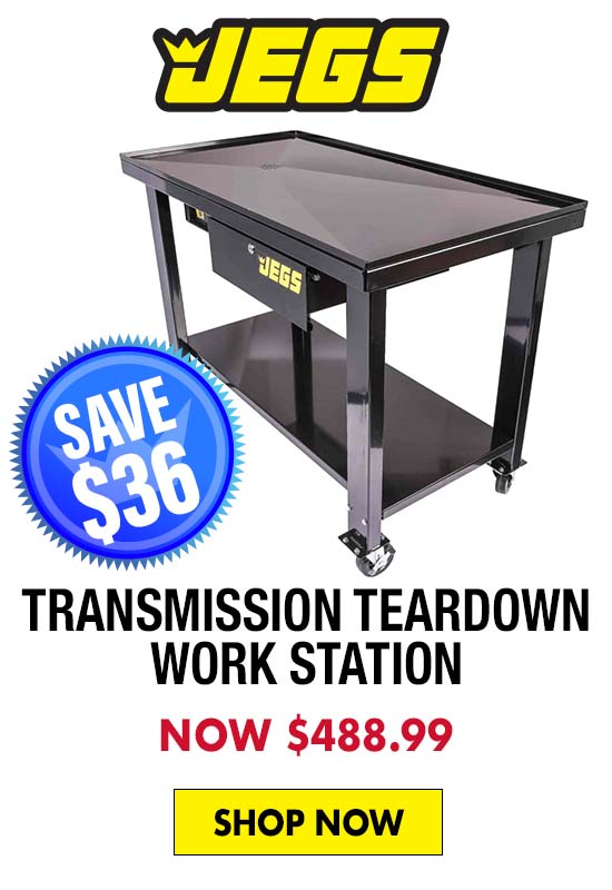JEGS Transmission Teardown Work Station - Now $488.99