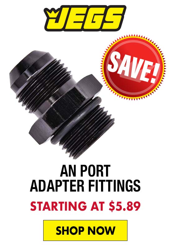 JEGS AN Port Adapter Fittings - Starting at $5.89