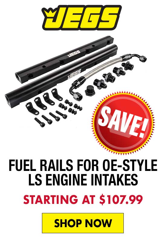 JEGS Fuel Rails for OE-Style LS Engine Intakes - Starting at $107.99