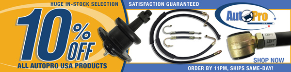 Save 10% on all AutoPro USA Products